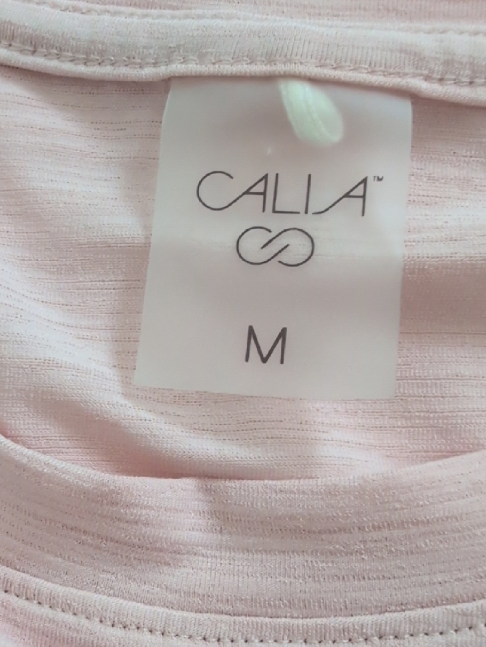 CALIA Relaxed Dolman Short Sleeve Crewneck Tee Light Pink Size Medium - Picture 7 of 10
